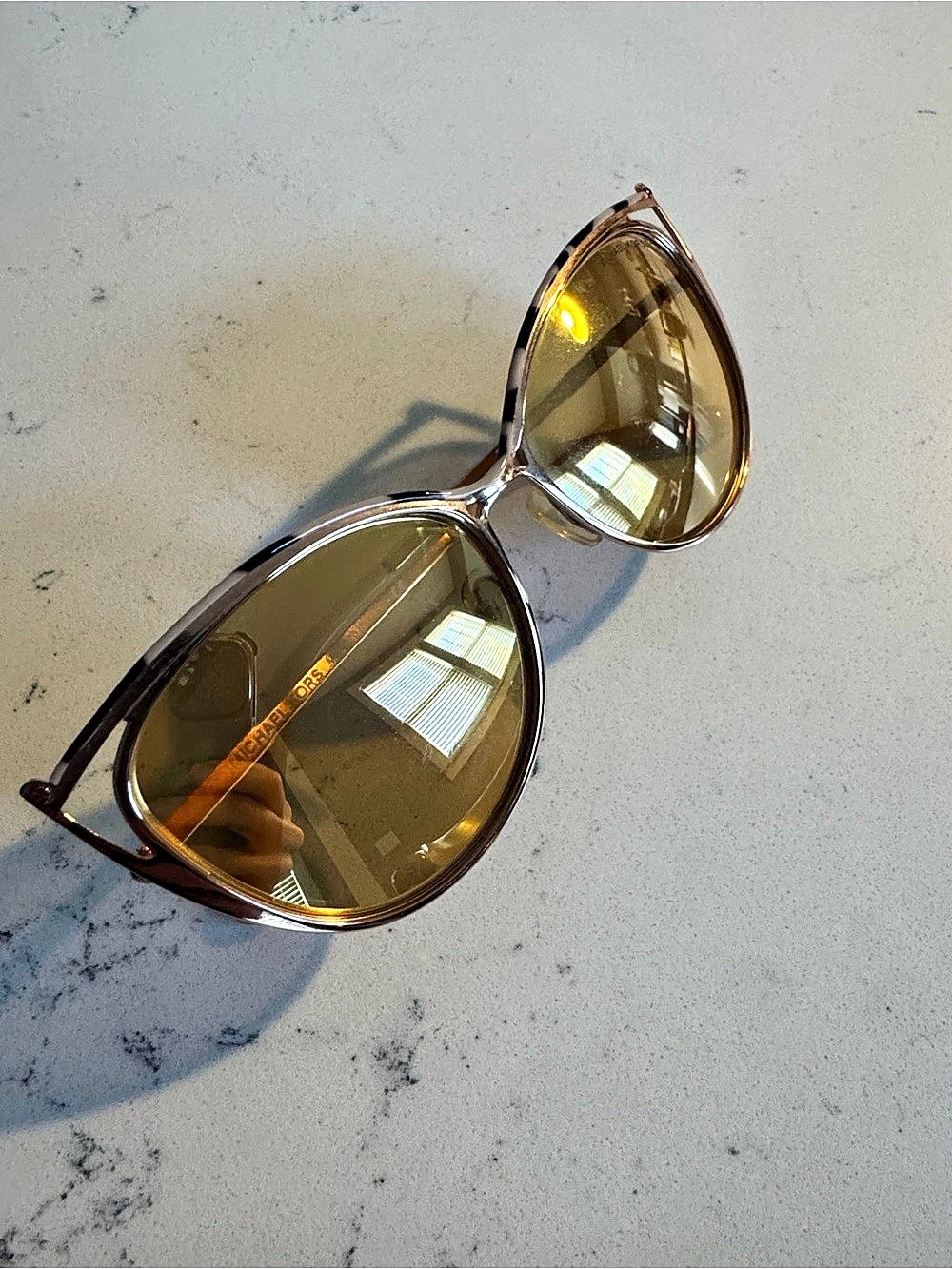 Michael Kors Ina MK 1020 Brown & Gold Sunglasses